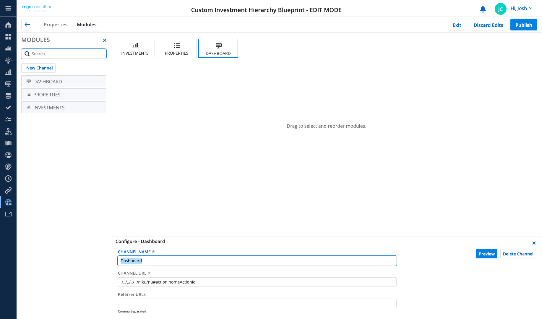 Blueprints with Channels for Hierarchies Clarity PPM 15.9.2: Blueprints with Channels for Hierarchies
