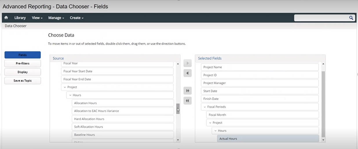 Advanced-Reporting-Data-Chooser