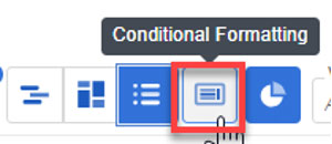 Clarity Conditional Formatting Conditional Formatting Button in Clarity PPM