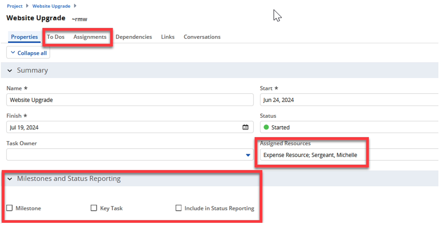Blueprint Rules for Sub Objects-11 Screenshot of the Conditional Formatting for Time Entries in Clarity PPM