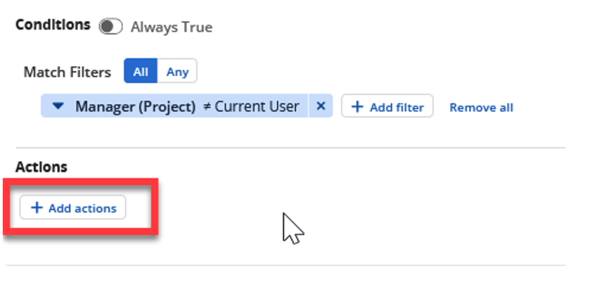 Blueprint Rules for Sub Objects-5 Screenshot of the Conditional Formatting for Time Entries in Clarity PPM