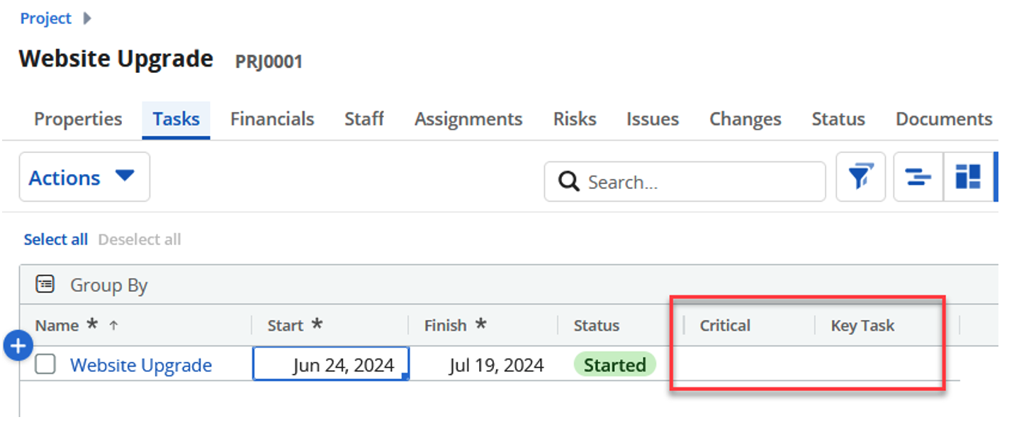 SET ATTRIBUTES-4 Screenshot of Conditional Formatting dropdown in Clarity PPM